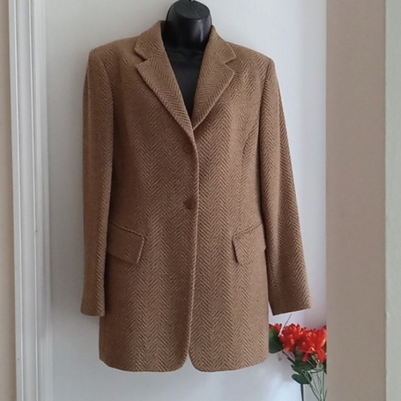 Emanuel Ungaro Jackets & Blazers - Emanuel Ungaro | Elegant Beige Brown Blazer